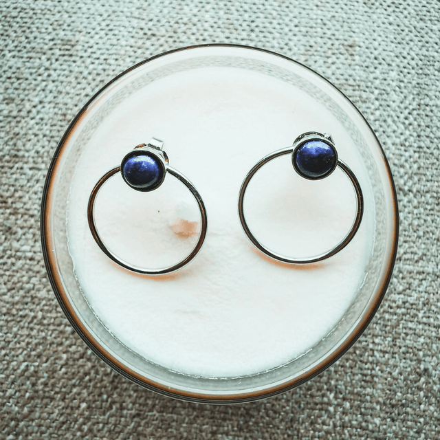 Boucles d'oreilles Lapis Lazuli